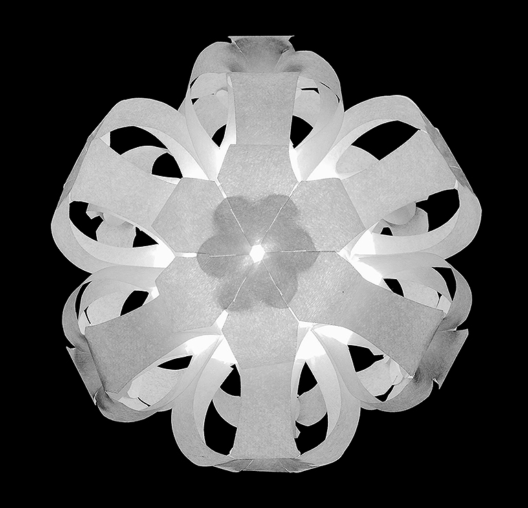 A lamp where the circumvolutions create floating extensions circumvolution-example-2