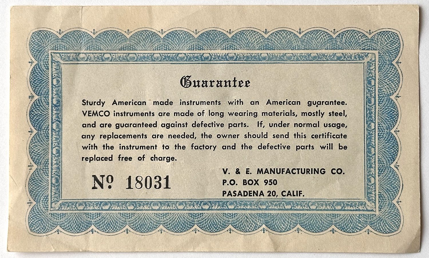original-guarantee